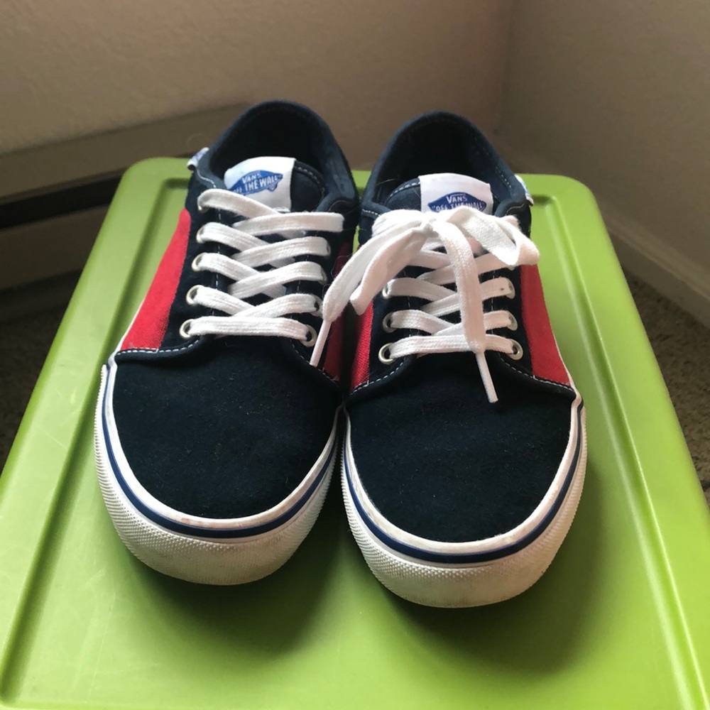 Red and Blue Vans